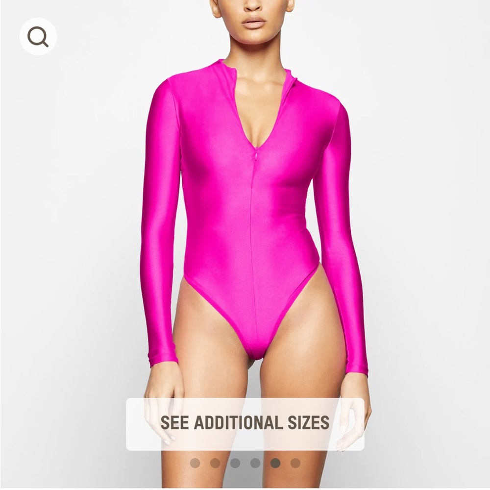 SKIMS DISCO LONG SLEEVE BODYSUIT